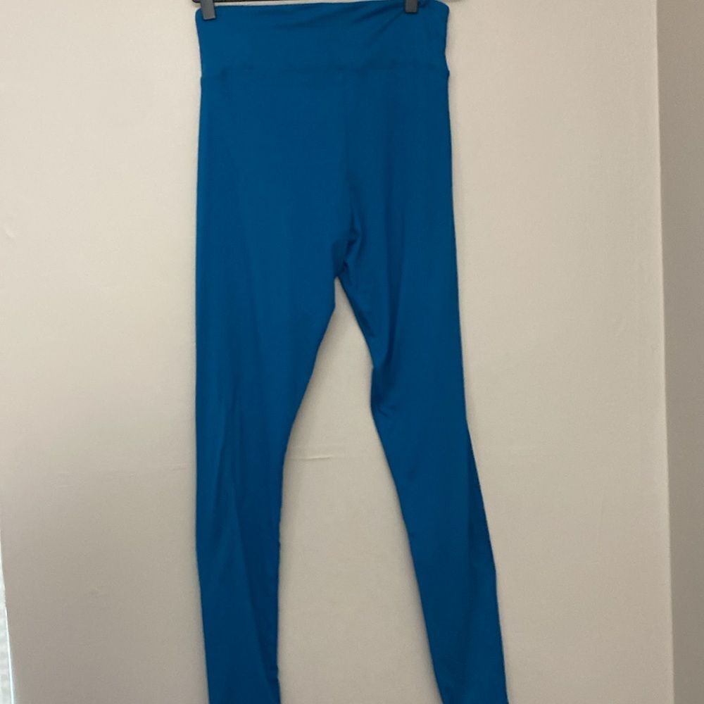 Comfort code leggings by Cuddl Duds Size Small Teal Womens
